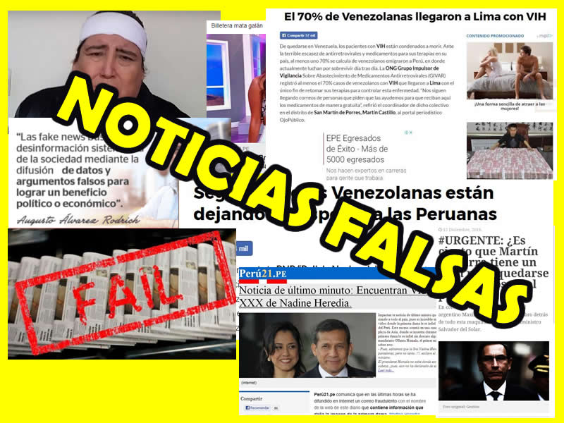 Noticias falsas en el Peru